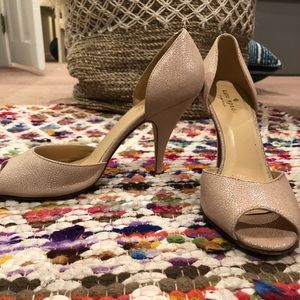 Kate Spade Light Pink Open Toed Heel